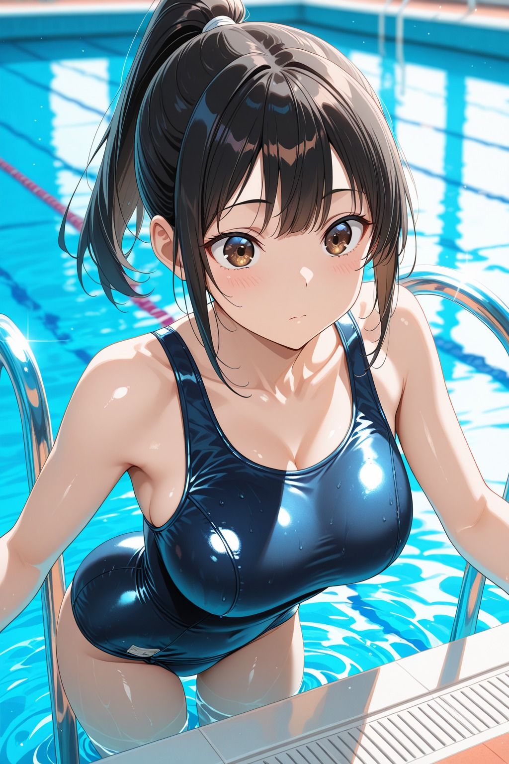 淫乱スク水女子校生に種付け サンプル2ページ目