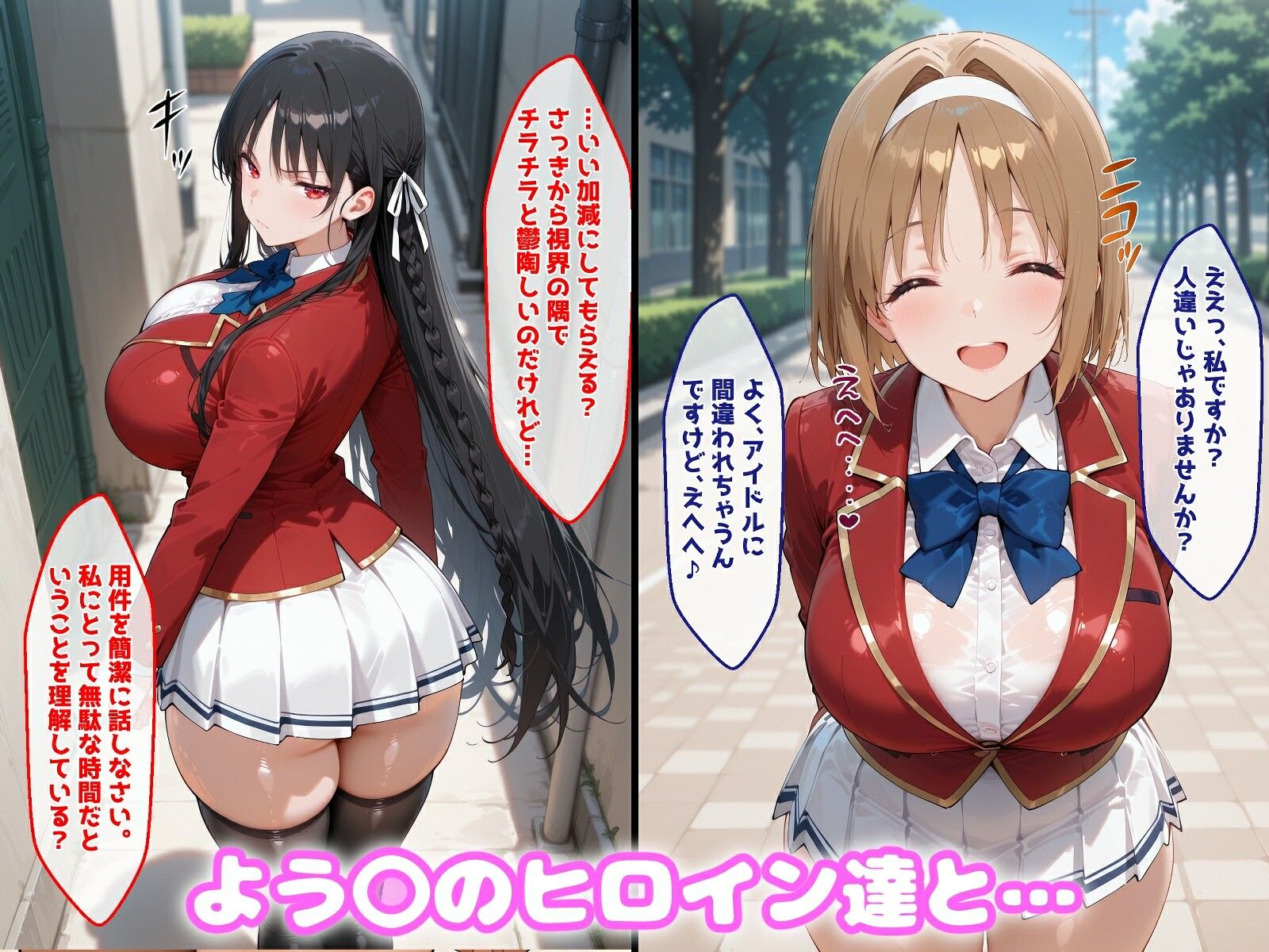 〇眠アプリで妊娠孕ませ  よう〇のヒロインたちと膣内射精えっちする話 サンプル1ページ目