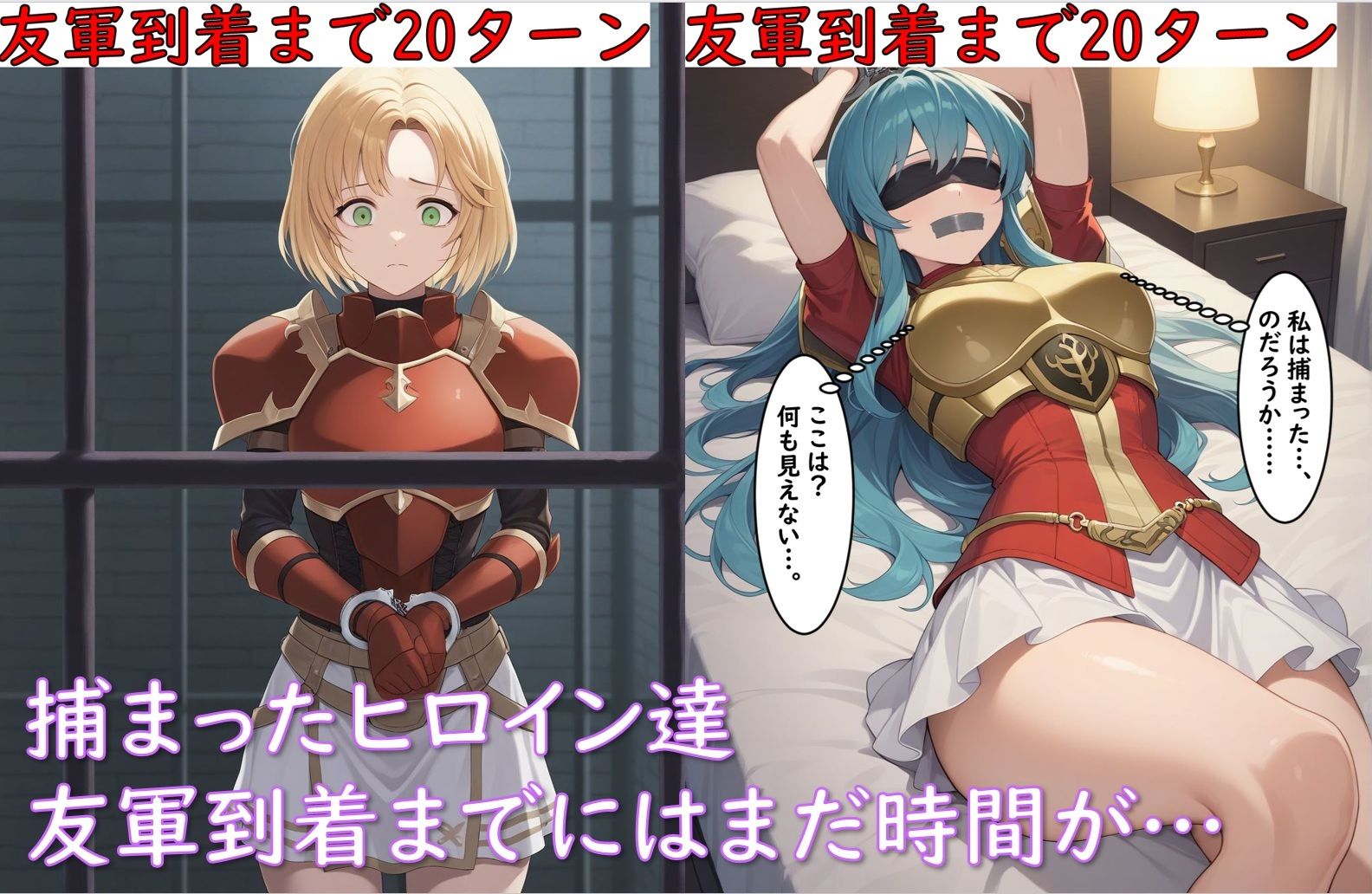 FEヒロイン凌〇_聖魔の女騎士編_友軍到着までに汚される彼女達 サンプル3ページ目