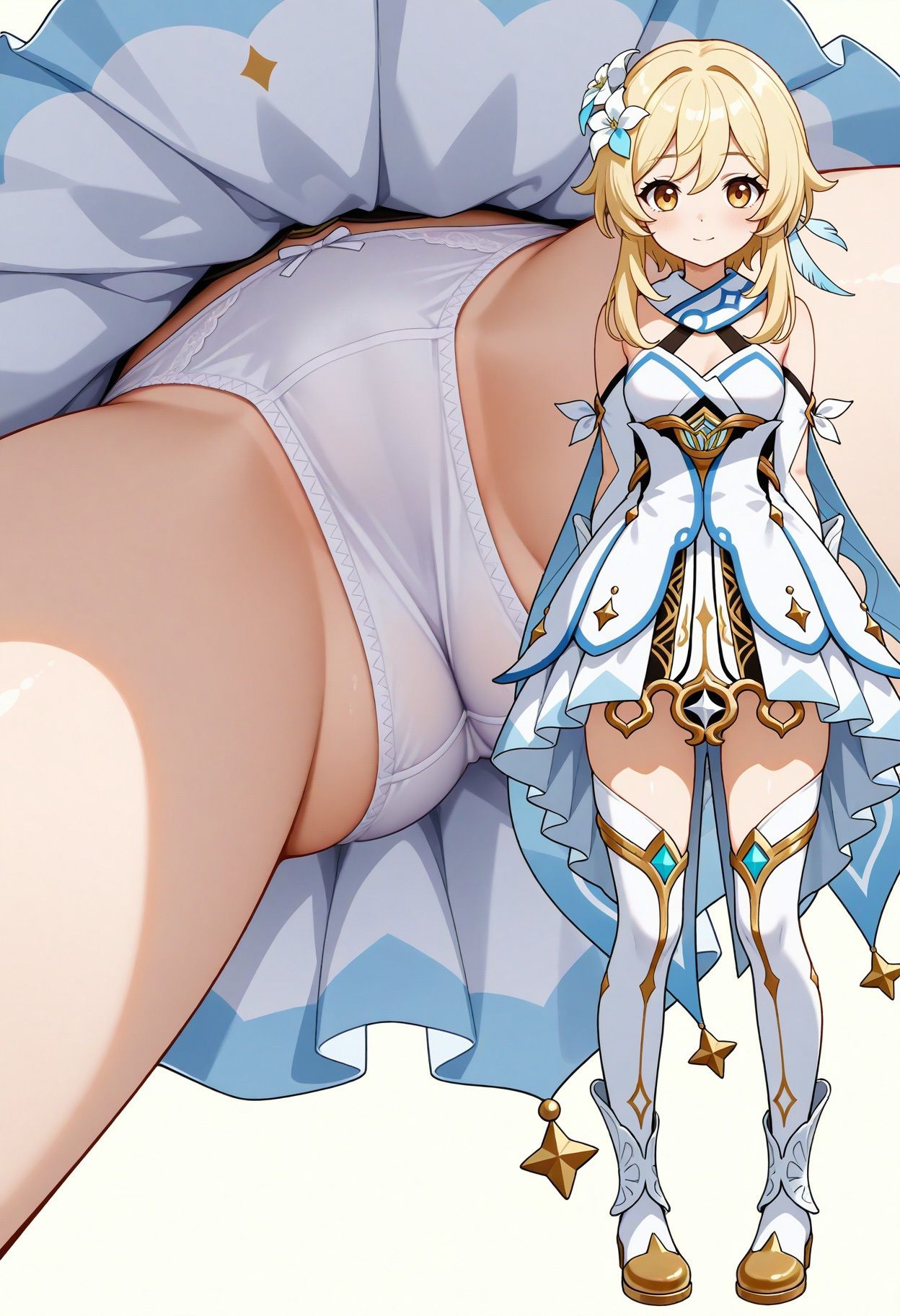 立ち絵とローアングル【蛍風1】 サンプル2ページ目