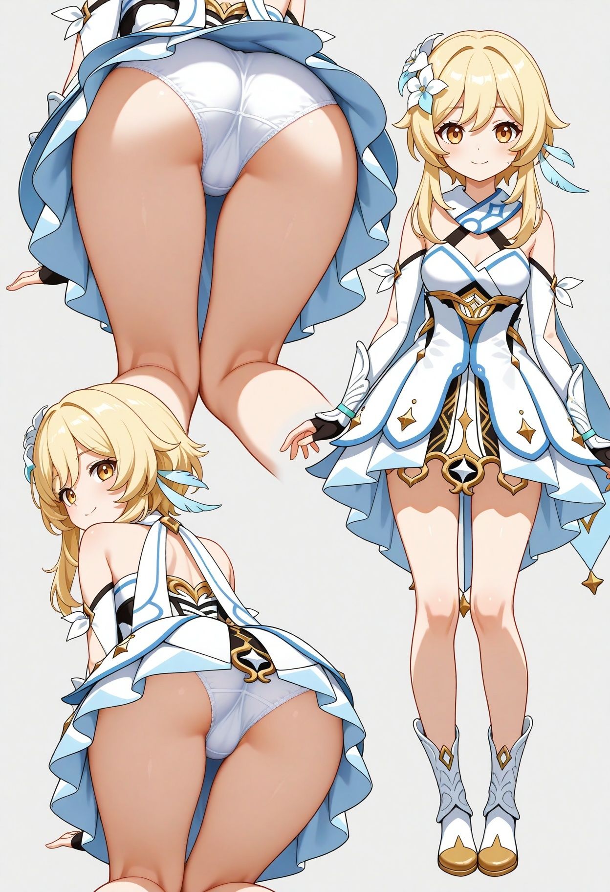 立ち絵とローアングル【蛍風1】 サンプル3ページ目