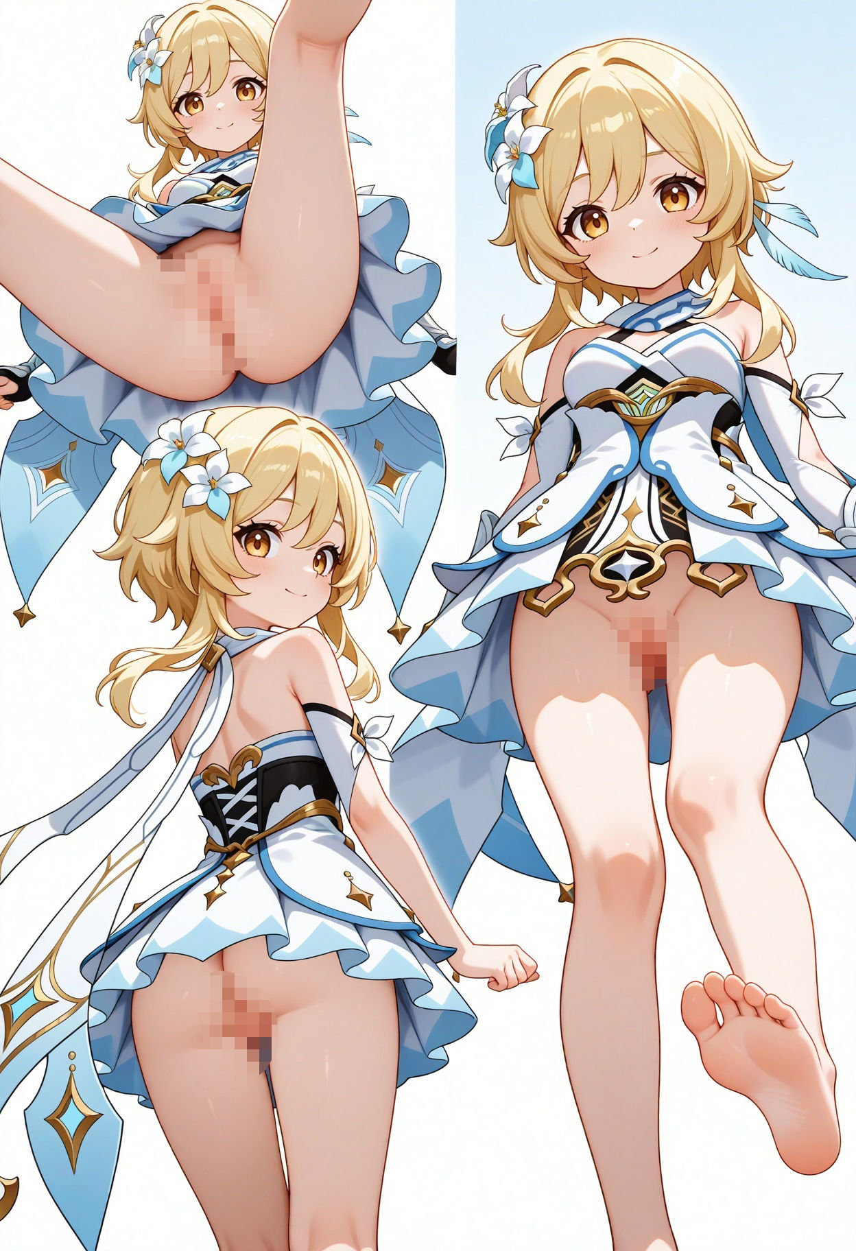 立ち絵とローアングル【蛍風1】 サンプル4ページ目