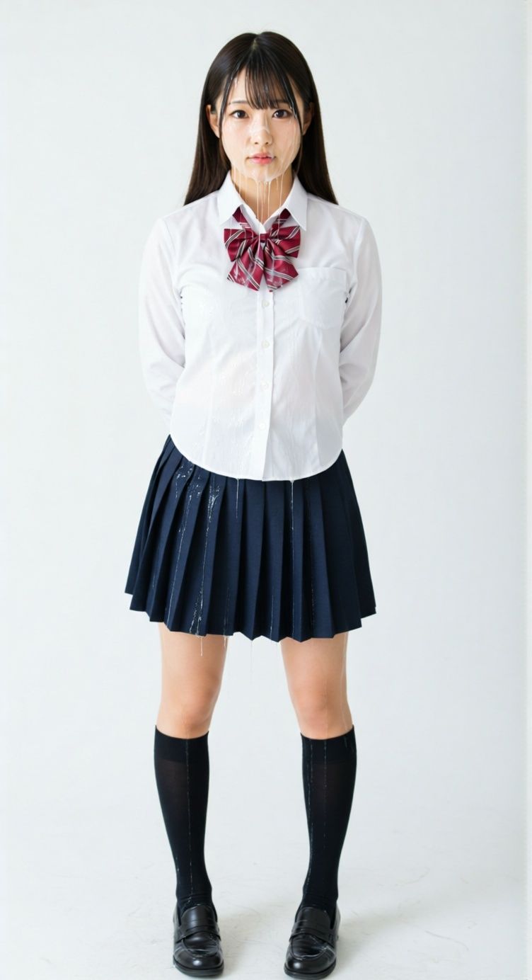 制服女子を脱がせてぶっかけろ！ サンプル3ページ目
