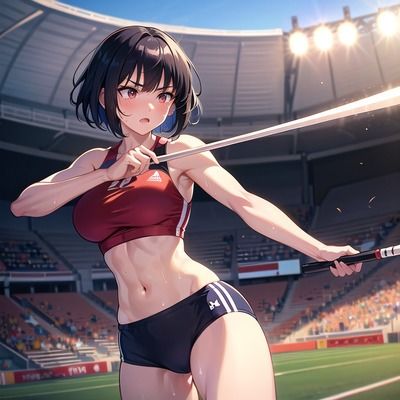 アスリート女子2 サンプル2ページ目