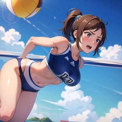 アスリート女子2 サンプル3ページ目