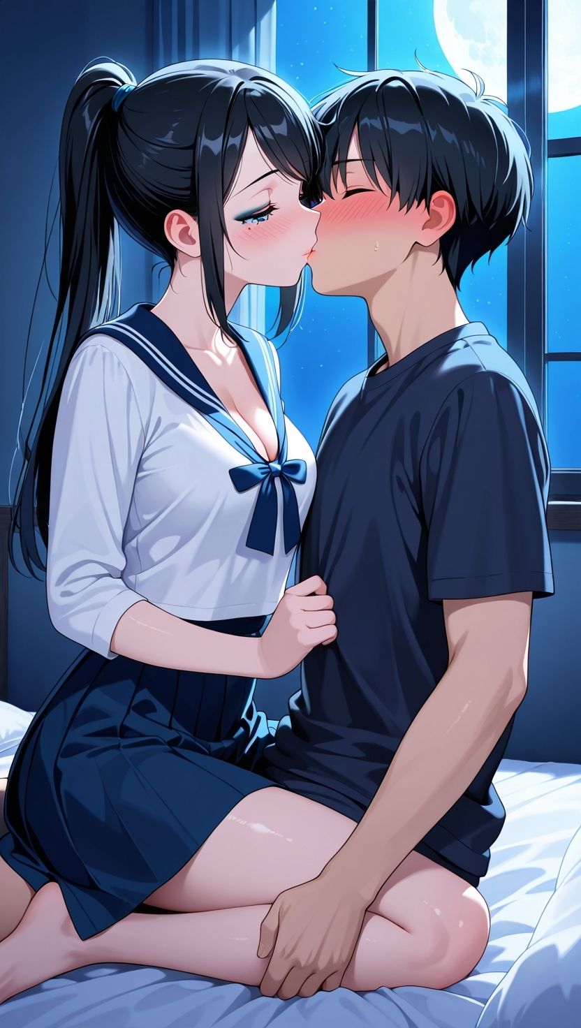 黒髪ポニテ妹が兄にだけ見せる甘えと背徳 サンプル5ページ目