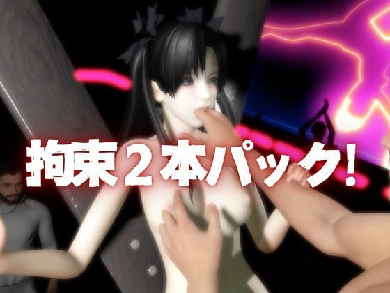 【動画2本】Fateから遠坂凛が拘束調教されたり、SMショーに出される調教動画パック サンプル2ページ目