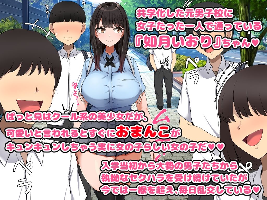 共学になった元男子校にチョロい性格の女子がたった一人だけ入学したら・・・4 サンプル1ページ目