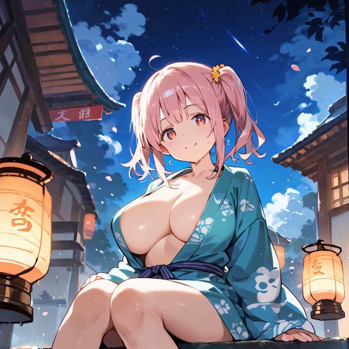 祭りの夜に君を奪う〜浴衣の君が可愛すぎて俺のマグナムが火を噴くぜ！！〜5【厳選CG240枚収録】 サンプル4ページ目