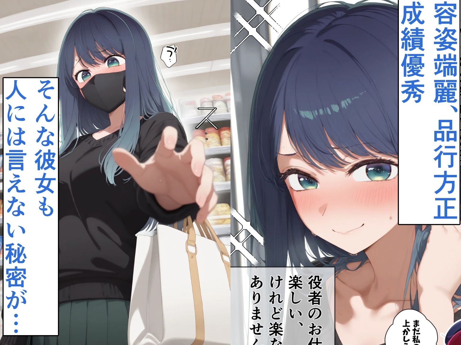 お仕置き！万引き娘を理解らセックス！ サンプル2ページ目