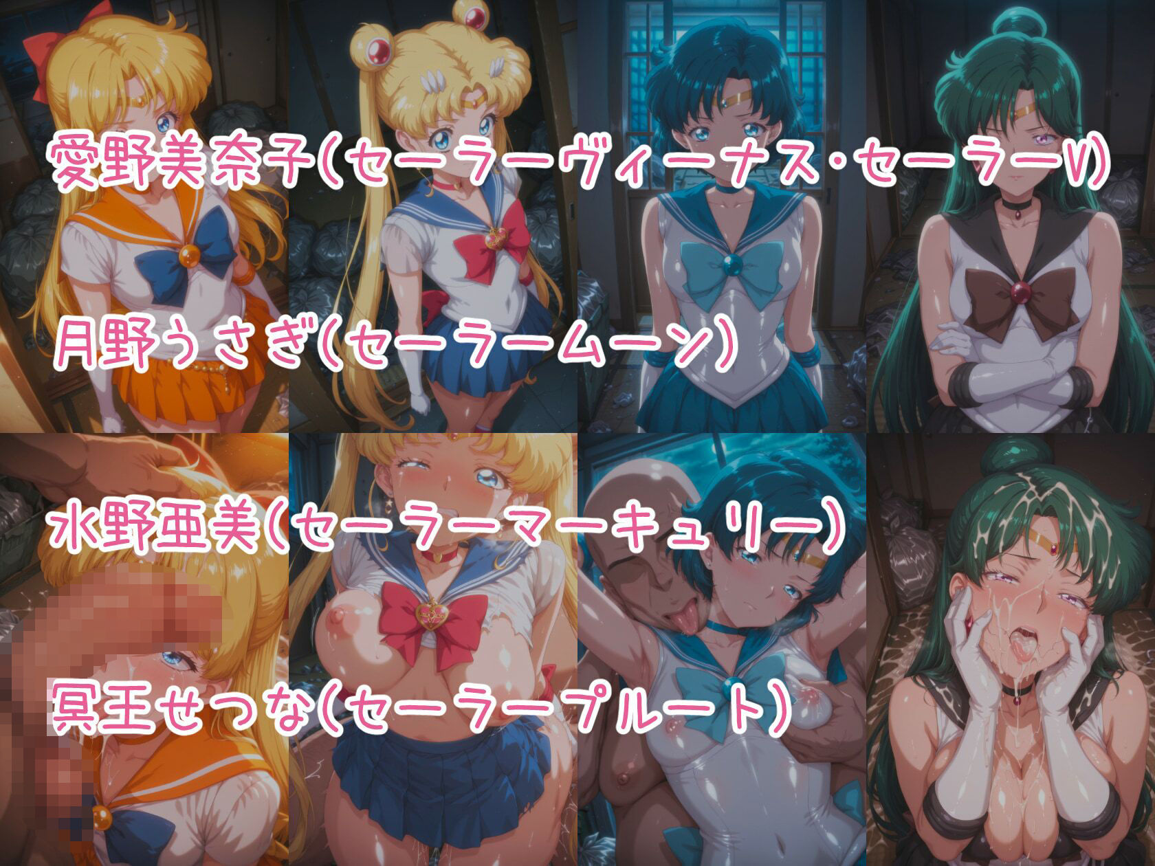 催○スマホで変身ヒロイン孕ませ -月の戦士編- サンプル1ページ目