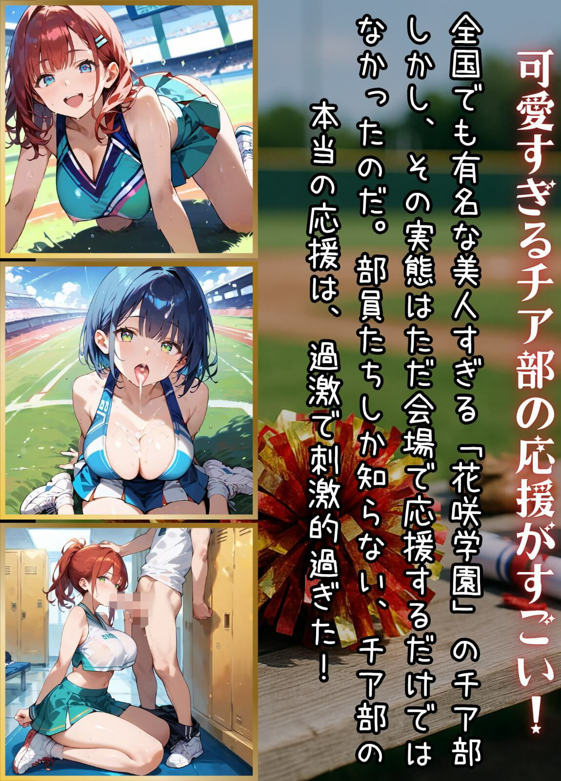 応援だけじゃ、物足りない！！エールは体で送ります！！！5【厳選CG210枚収録】 サンプル1ページ目