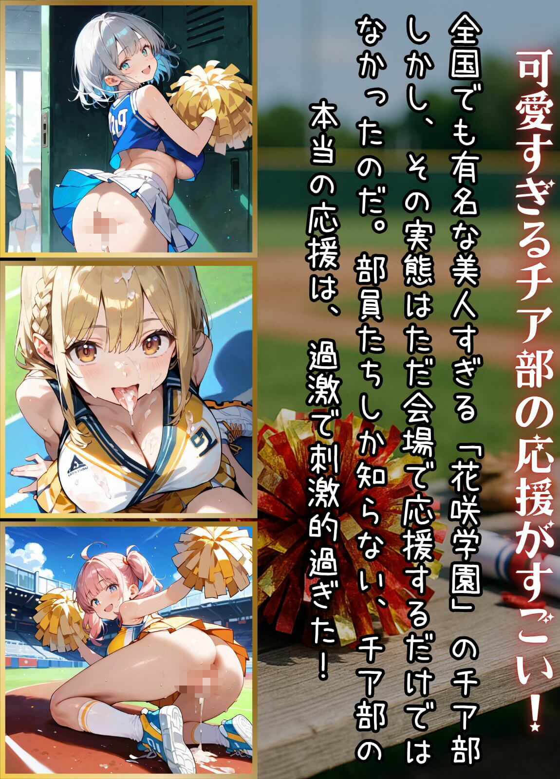 応援だけじゃ、物足りない！！エールは体で送ります！！！7【厳選CG210枚収録】 サンプル1ページ目