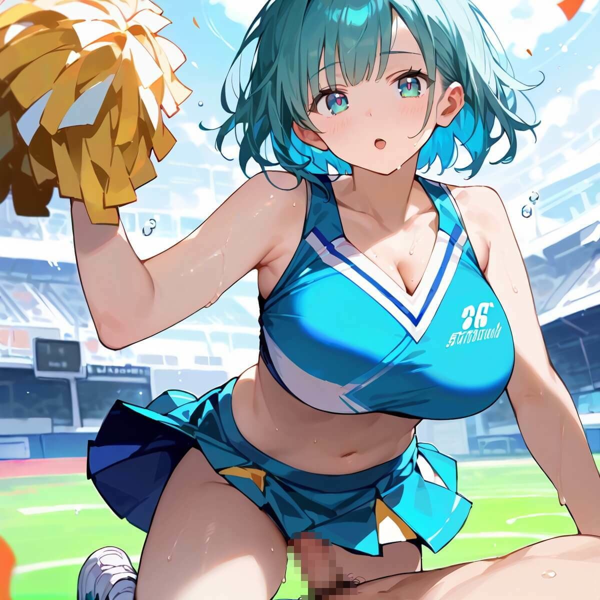 応援だけじゃ、物足りない！！エールは体で送ります！！！8【厳選CG210枚収録】 サンプル9ページ目