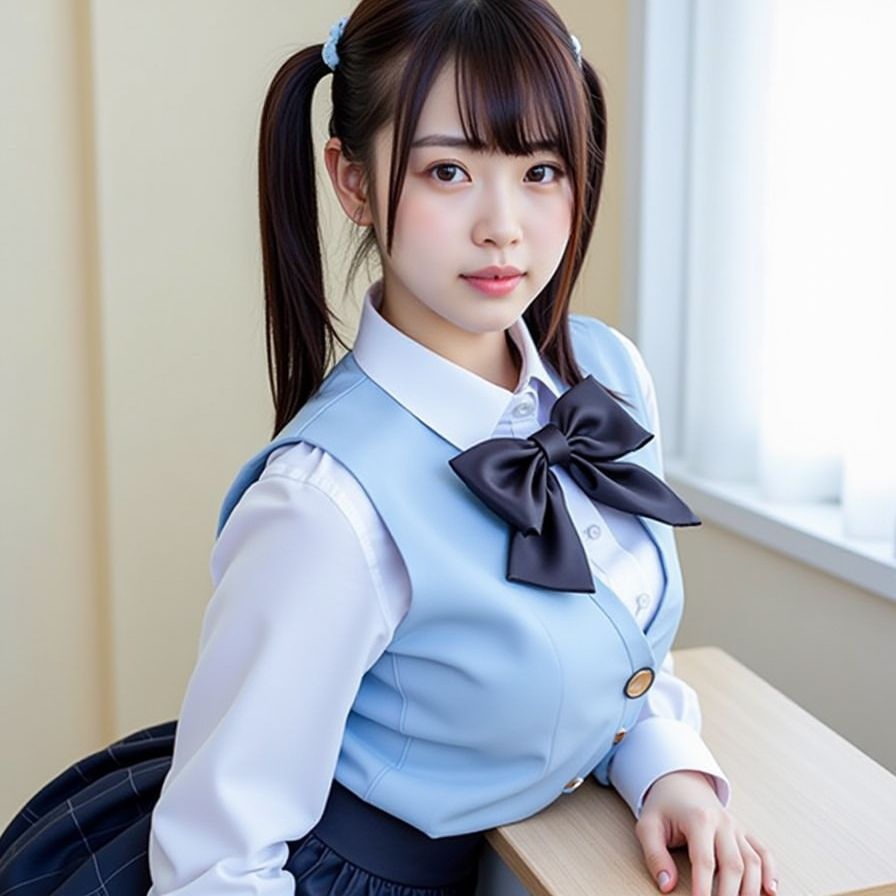 制服特化 vol.4 -AIグラビア写真集- サンプル5ページ目