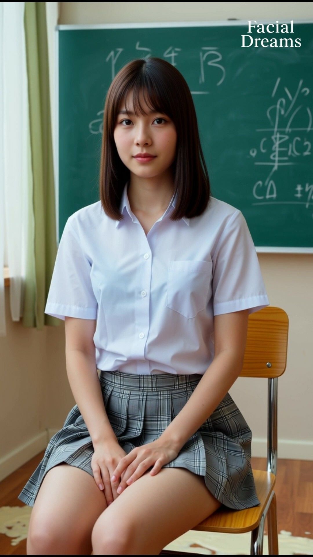 Fluid Dreams 白い講義の日 教室編（Uniform Style） サンプル2ページ目
