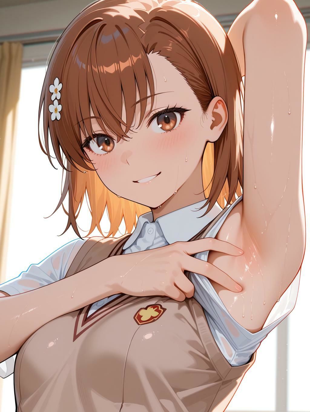とあるミコトの腋画集 サンプル1ページ目
