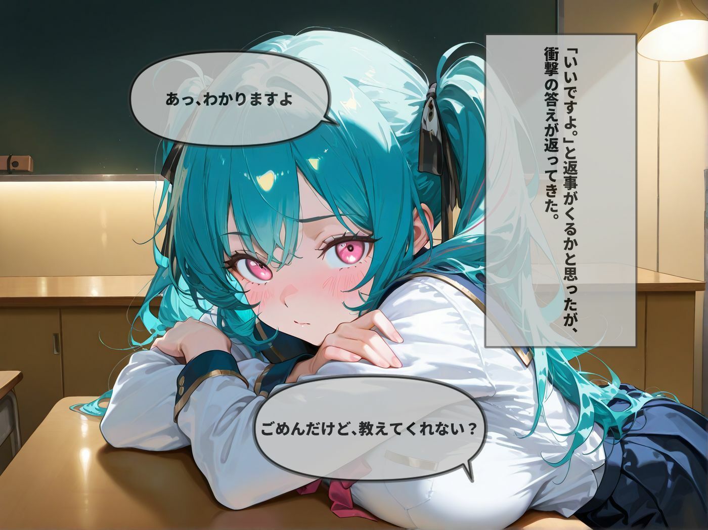 【4Kアニメ】秋講習恋愛  〜隣の席になった彼女がエロすぎて〜 サンプル2ページ目
