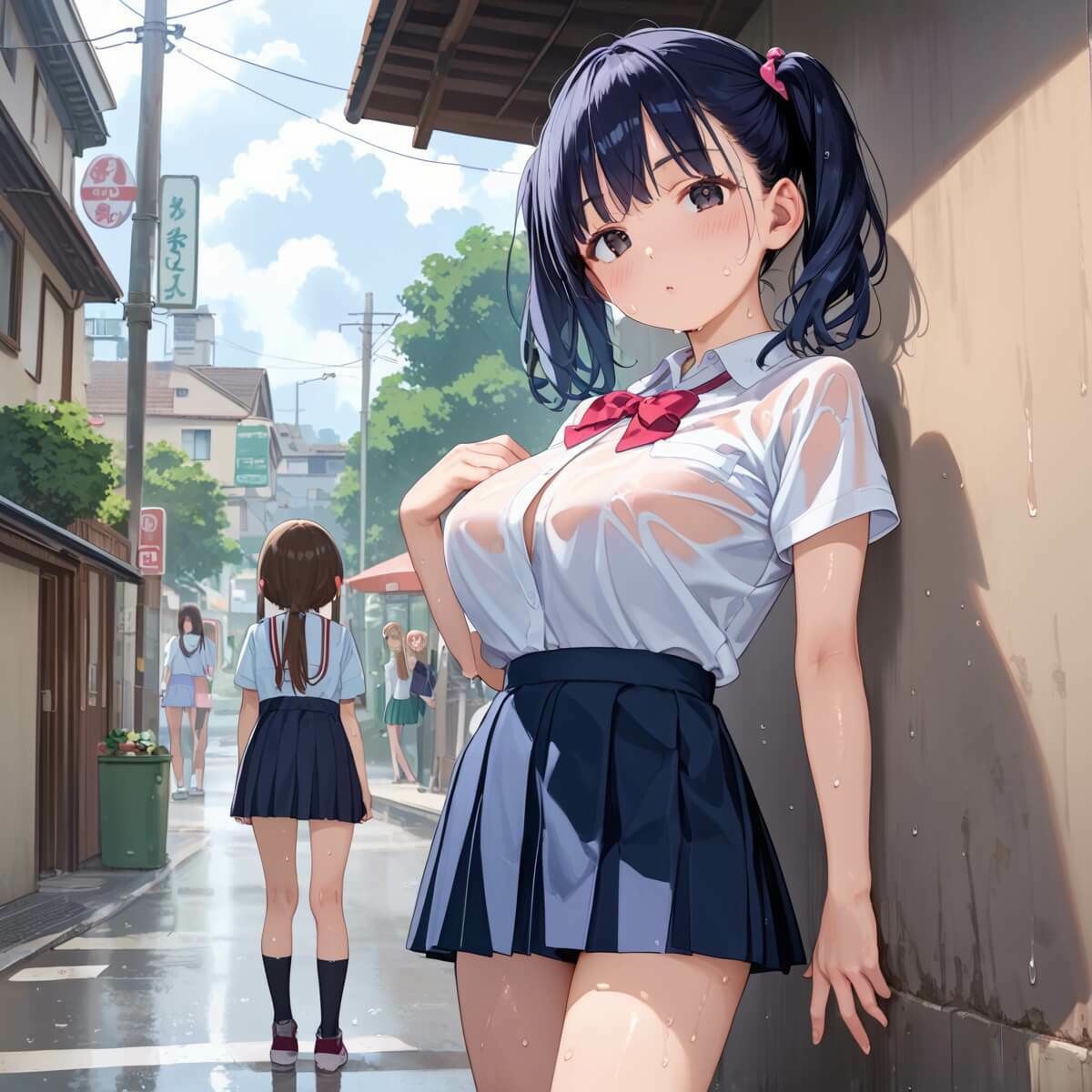 雨の日の帰りこそ至高です7！【厳選270枚】濡れた制服にギンギン！ サンプル4ページ目