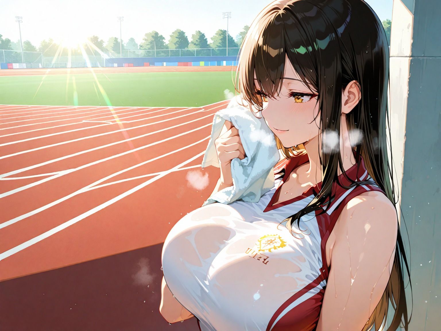 女子陸上部にマッサージしてみたら…びしょびしょに濡れて淫乱発情！ サンプル1ページ目