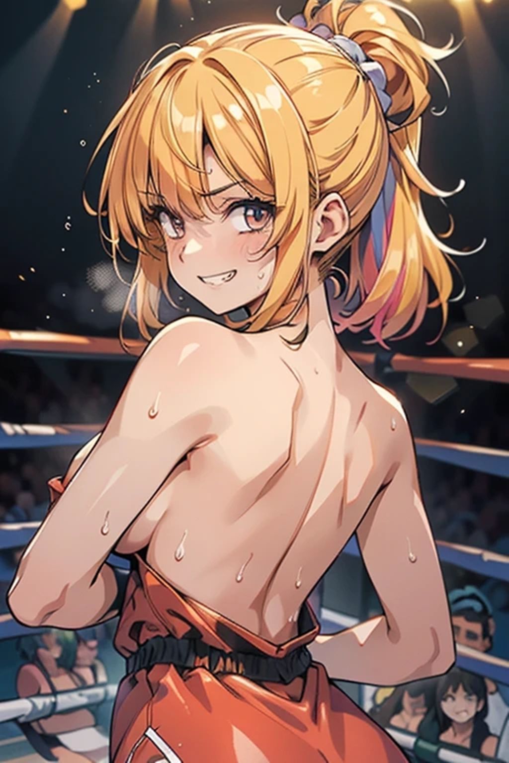格闘少女のスペシャル・ファンサービス サンプル3ページ目