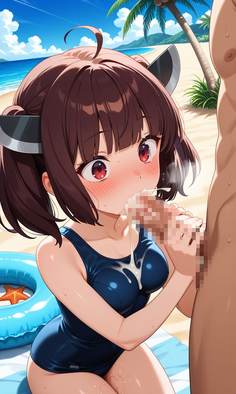 スクール水着の東◯き◯た◯ サンプル3ページ目