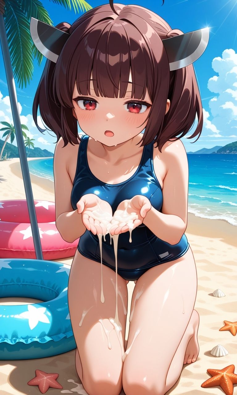 スクール水着の東◯き◯た◯ サンプル4ページ目