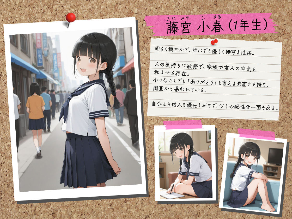 催●アプリで美少女を調教したら姉も巻き込んで姉妹丼になった話〜純真系・小春編〜 サンプル1ページ目