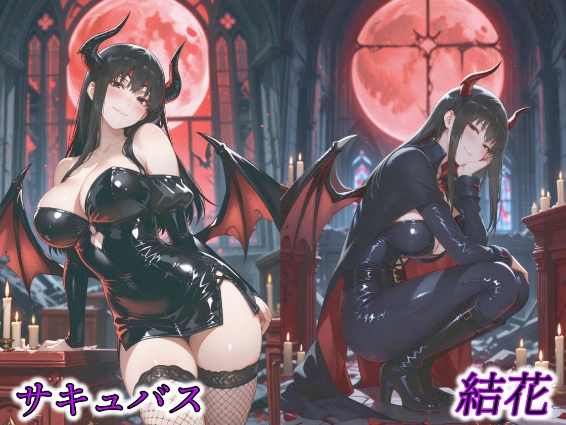 京香・結花・小春 Halloween Collection キョンシー＆サキュバス サンプル5ページ目