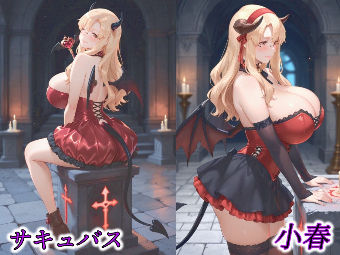 京香・結花・小春 Halloween Collection キョンシー＆サキュバス サンプル6ページ目