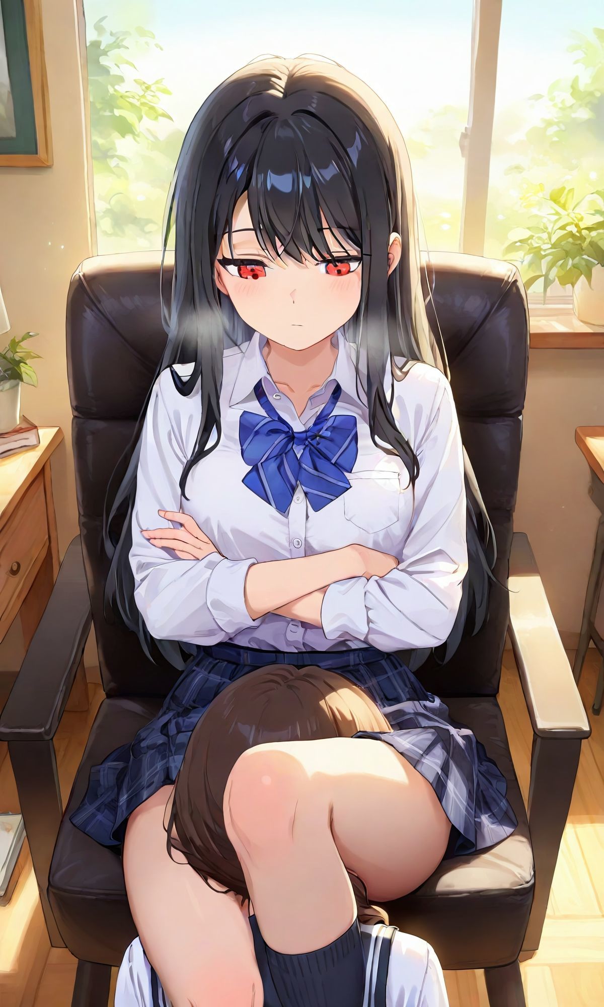 【百合】【クンニ】冷ややかな支配と淫らな悦び vol.2 ―沈黙の余韻― サンプル1ページ目