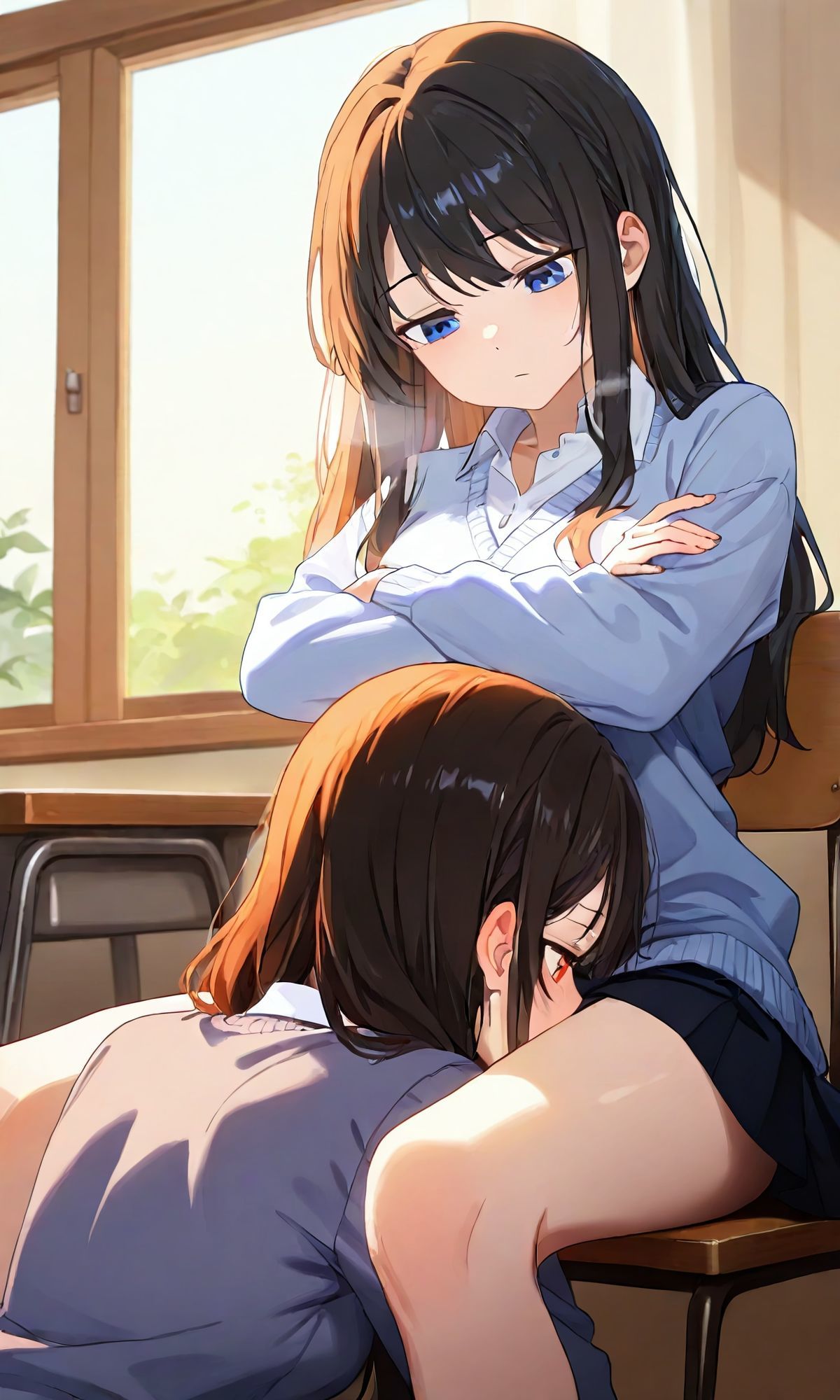 【百合】【クンニ】冷ややかな支配と淫らな悦び vol.2 ―沈黙の余韻― サンプル3ページ目