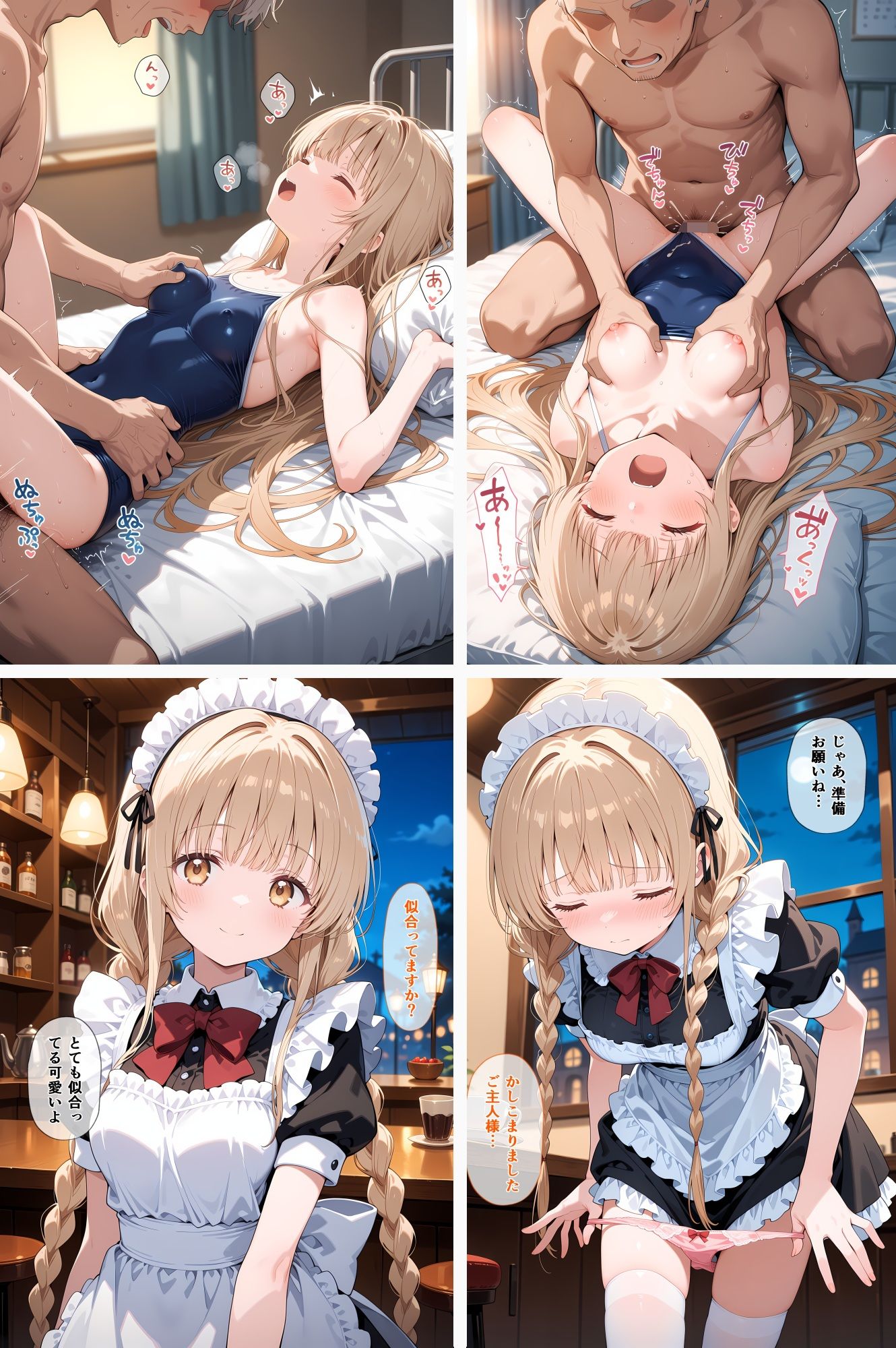 天使のパパ活 〜お隣の天使様がいつの間にかおじさんと寝ていた件〜 サンプル4ページ目