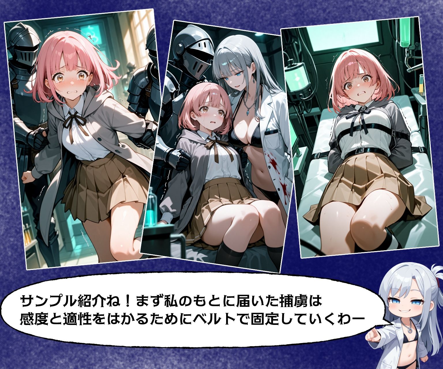 冒険者捕虜管理台帳 魔王軍に捕らわれた少女たちの末路の記録 サンプル4ページ目