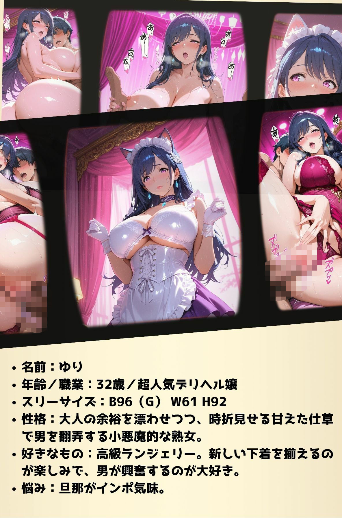 超人気デリヘル嬢 ゆりさん 呼んでみた（ハロウィン猫耳コス、情熱ランジェリー、全裸） サンプル1ページ目