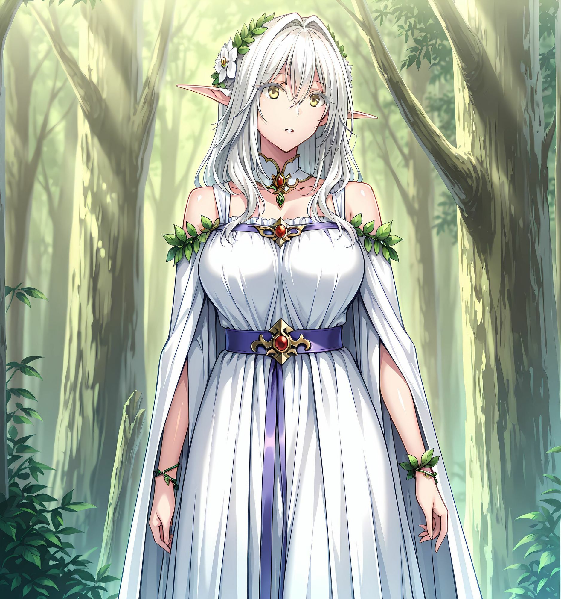エルフ姫洗脳丸呑み〜悪堕ち淫魔化〜 サンプル2ページ目