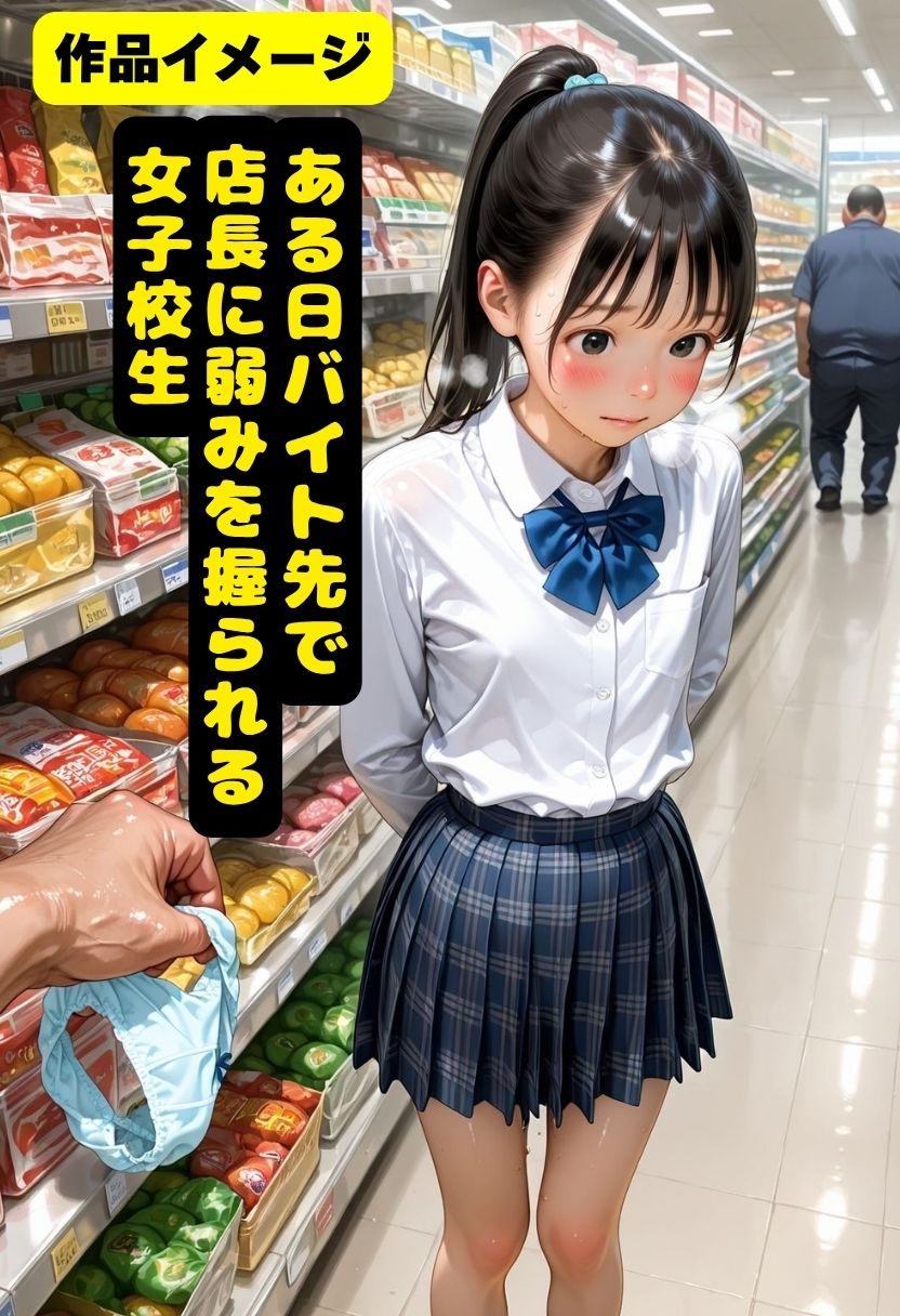 バイト先で店長に中出しされる女子校生 サンプル3ページ目