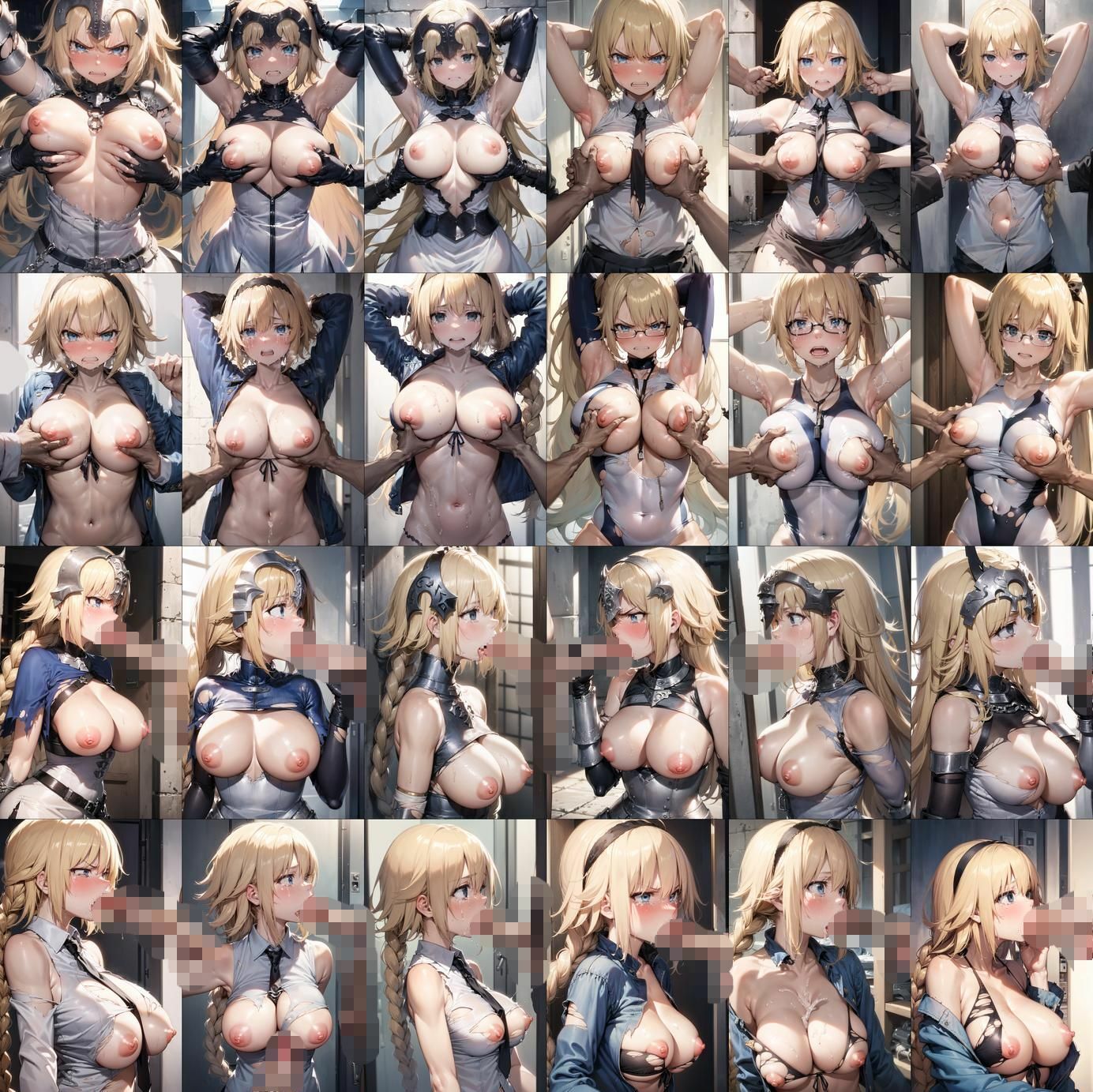 敗北 ジャンヌ・ダルク（Fate） サンプル6ページ目