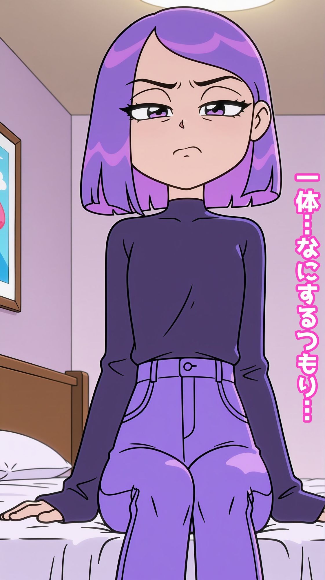 【一部セリフつき】Deliサモ☆ 美少女とおじさん強●召喚アプリ - 語学アプリのダウナー女子編 - サンプル2ページ目