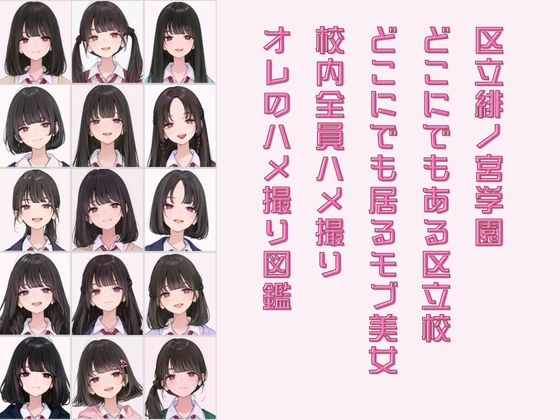 区立緋ノ宮学園 オレのハメ撮り図鑑 サンプル1ページ目