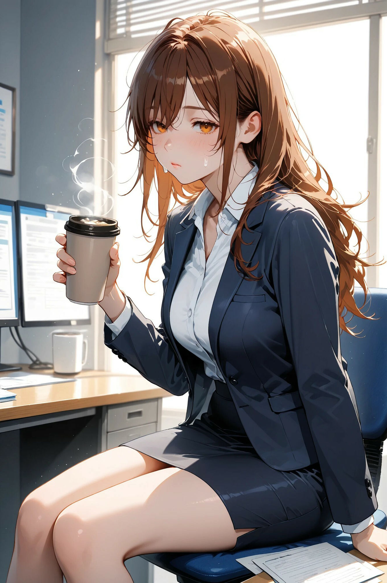 社畜娘のナイトルーティン サンプル2ページ目