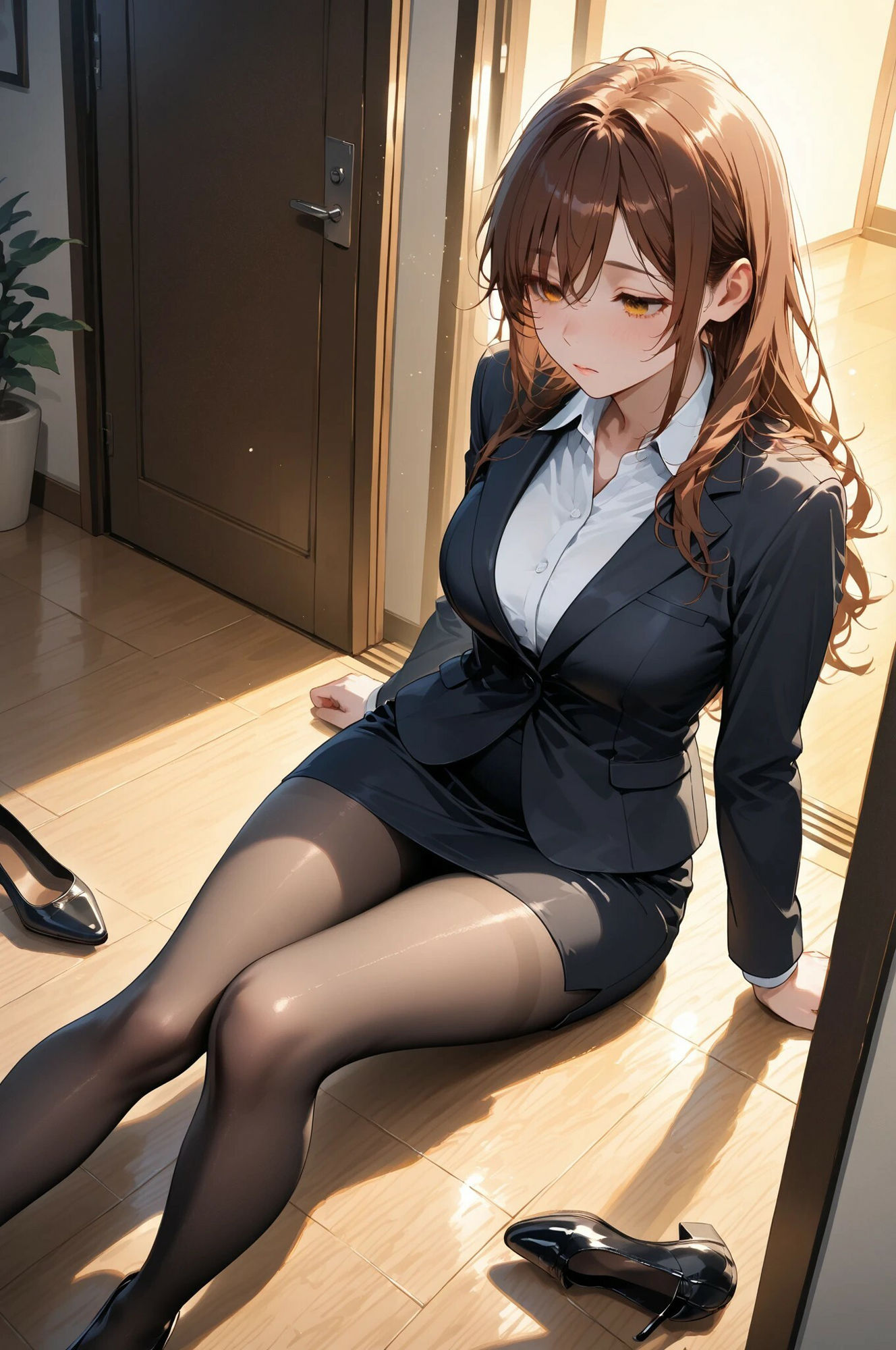 社畜娘のナイトルーティン サンプル4ページ目