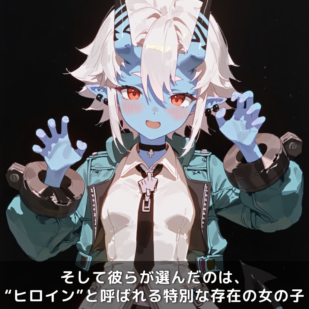 快楽生命体の触手で某大都市ファンタジーアクションRPGの青鬼ヒロインがイッてもイッてもオマンコを無限にグボグボほじくられ壊れるまでイカされるお話【ZZZ/蒼●編】コスプレエッチ収録版＆セリフ無しVer収録 サンプル2ページ目