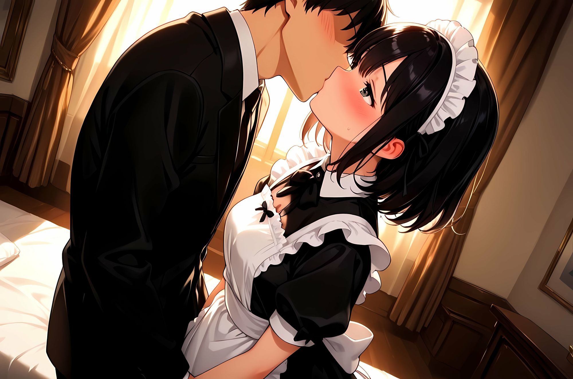 嫁入りメイドのマリ  新妻になっちゃったけどメイド服で、坊ちゃまにいっぱいご奉仕してあげるお話 サンプル3ページ目