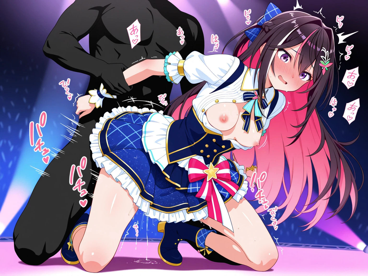 星街すいせい，AZki，キズナアイ  生成AI  エロ画像  ホロライブ サンプル6ページ目