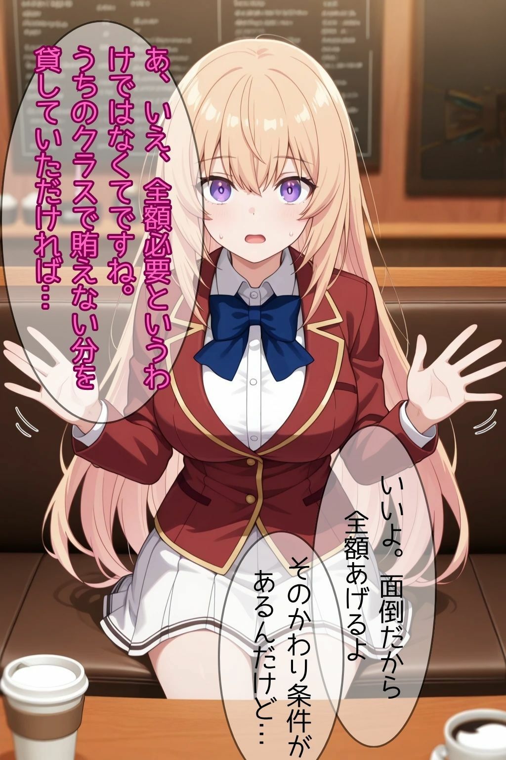 クラスを救うために先輩の女になった一之瀬帆波が淫乱になる話 サンプル4ページ目