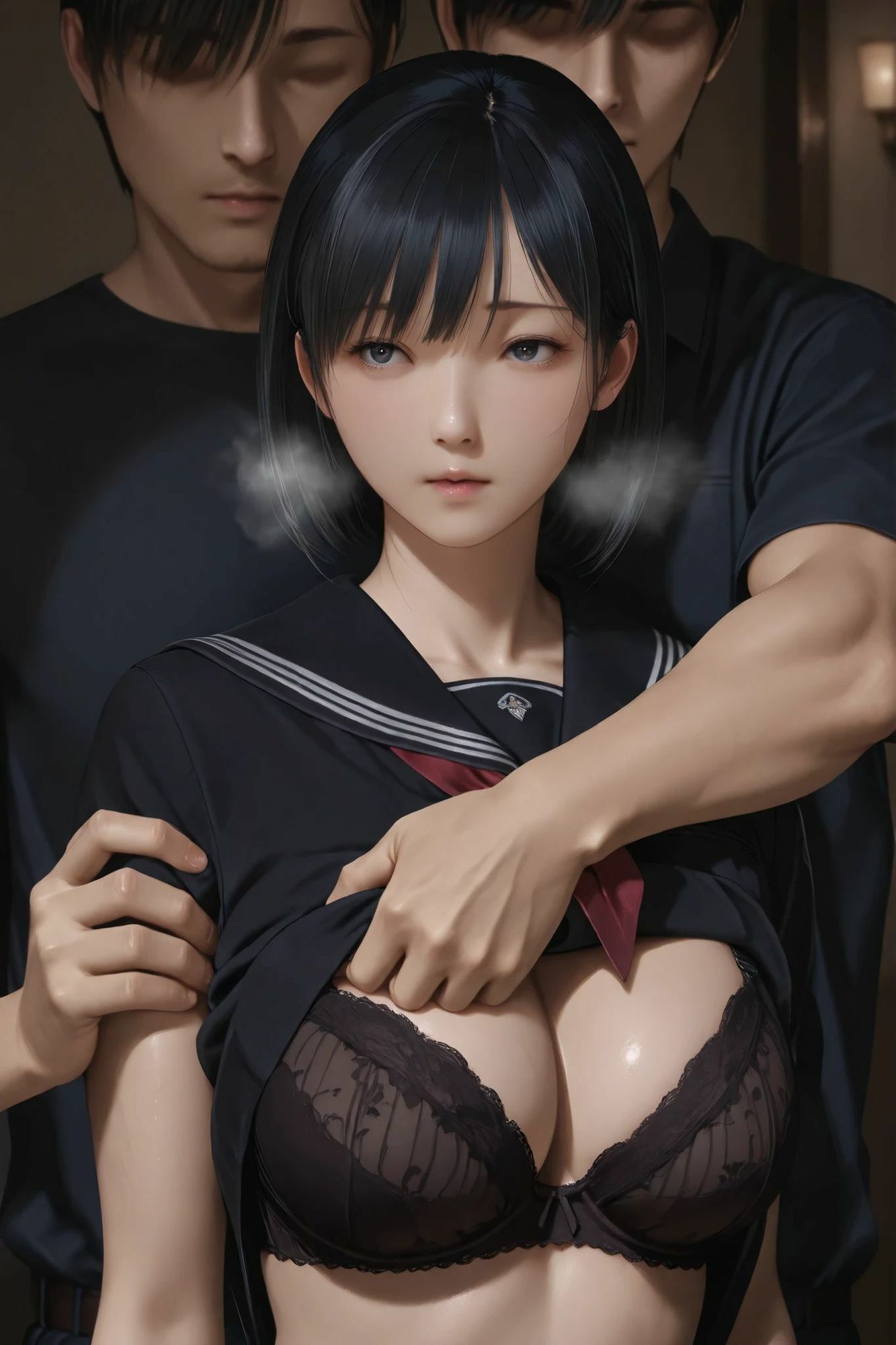 幻覚妄想BADEND サンプル2ページ目