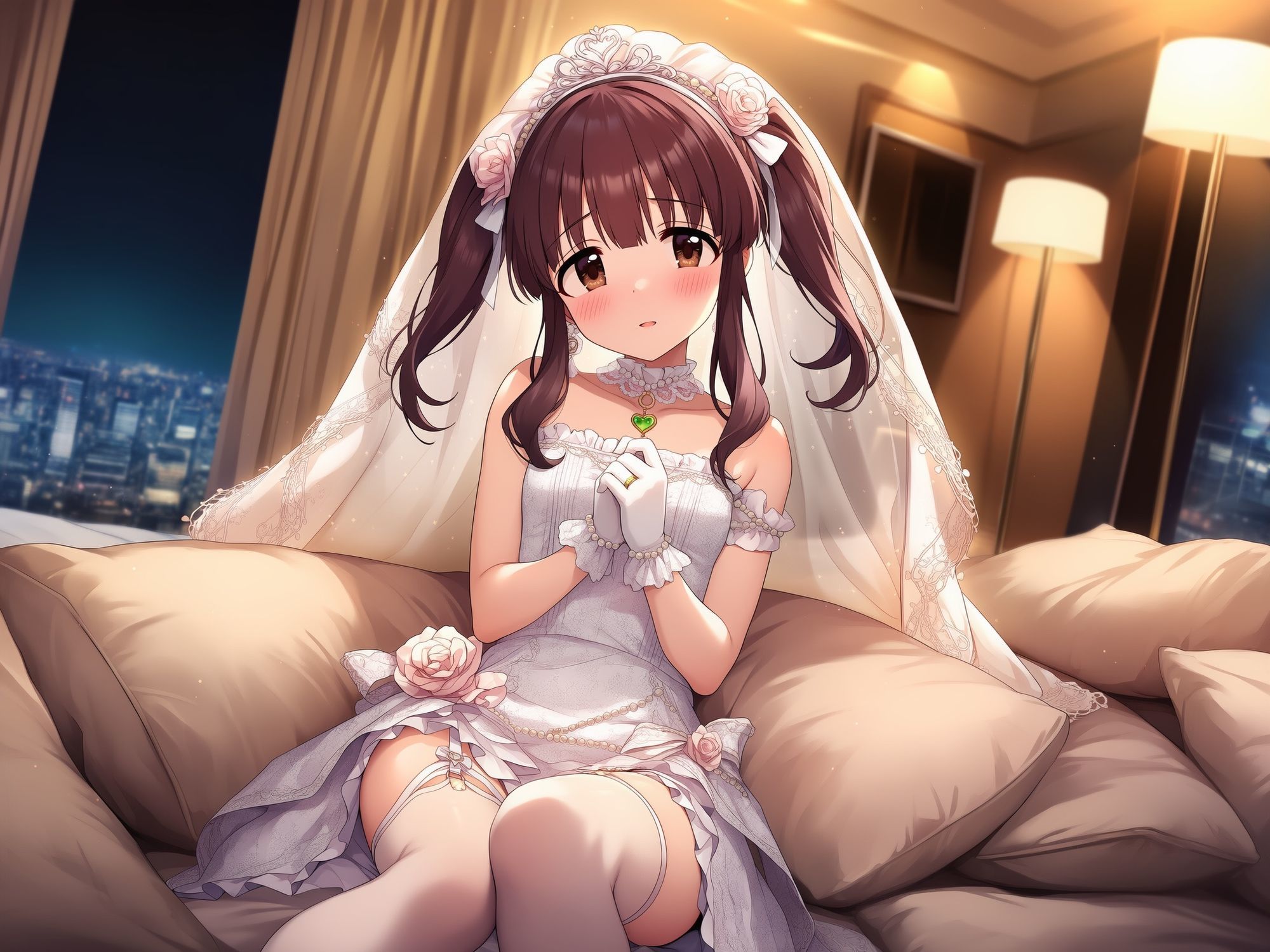 （103枚）ウェディング姿の天使系アイドルとイチャラブするイラスト集 サンプル3ページ目