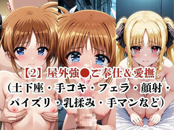 肉玩具認定証発行！！街の性処理係堕ち。―快楽と恥辱の記録―高●なのは＆フェ●ト編 サンプル4ページ目