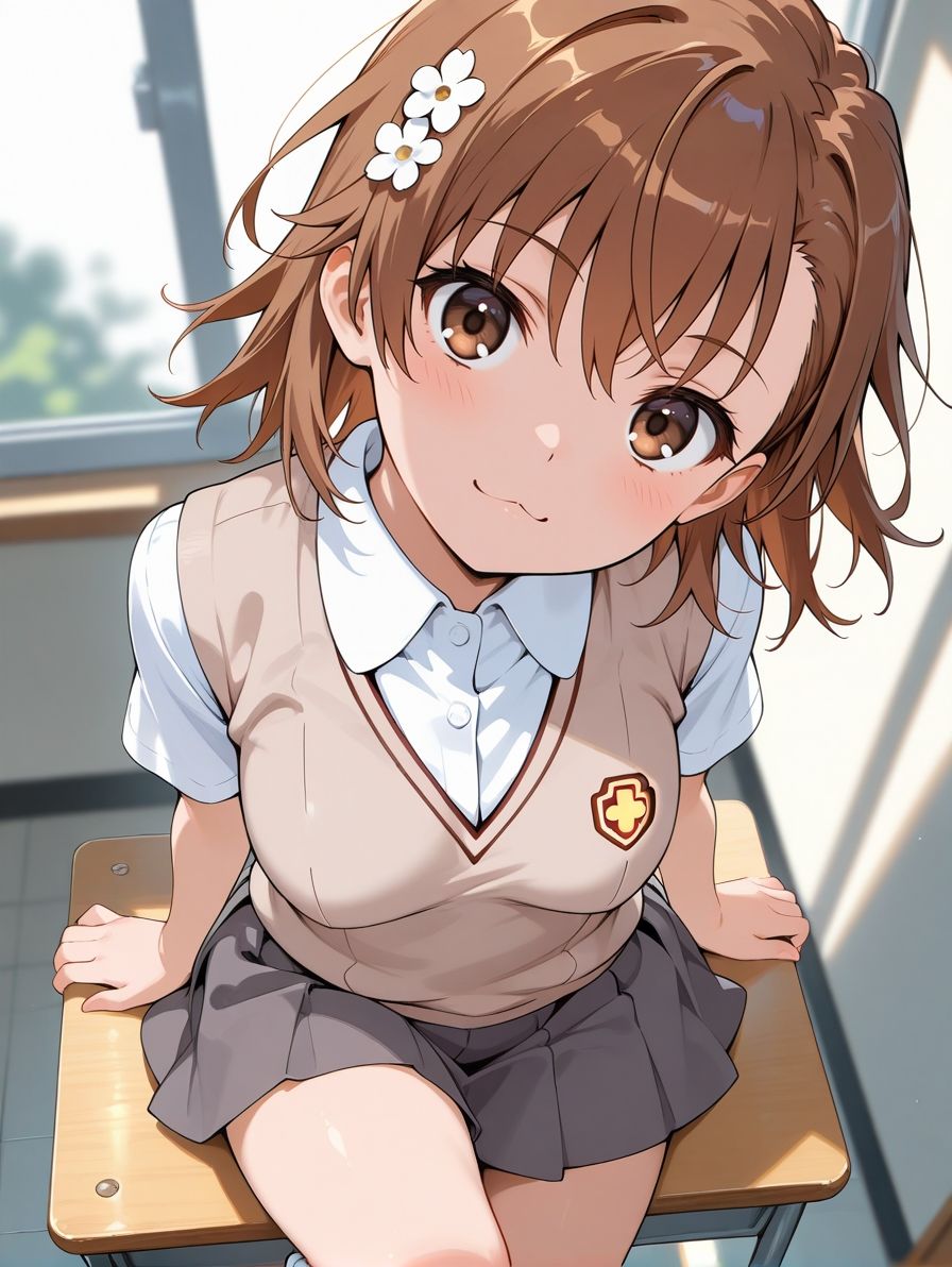 御坂〇琴とえっち サンプル1ページ目